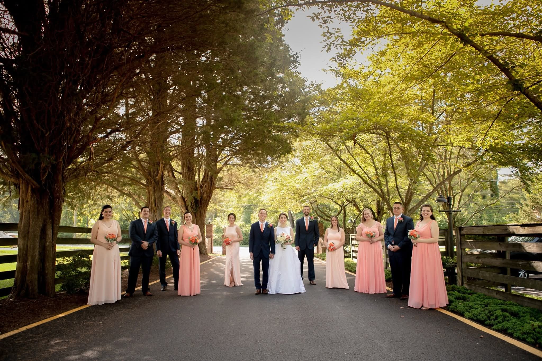 Wedding celebration at The Manor at Silo Falls